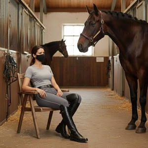 Pantalons d'équitation pour hommes à prix d'usine, avec genouillères, durables, pantalons d'équitation, pantalons d'entraînement, poches zippées - Product Image 3