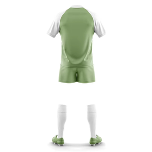 Ensemble d'uniformes de rugby sublimés personnalisés tissu respirant à séchage rapide conçu pour l'entraînement en équipe T-shirt confortable - Product Image 5