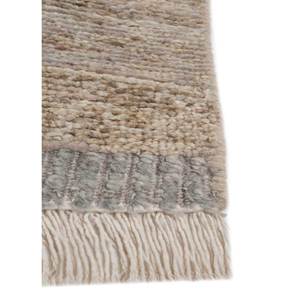 Alfombra Afgana de Lana Tejida a Mano, Color Marfil, Modelo Re-1468, Rectangular, para Sala de Estar, Pasillo, Habitación Juvenil - Product Image 4