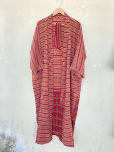 <b>Red</b> Crepe <b>Silk</b> Kimono Robe Women <b>Silk</b> Robe <b>Silk</b> Sari Kimono Beautiful Wrap up - Product Image 6