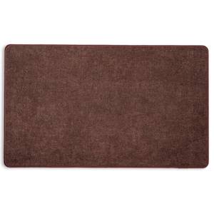 Tapis de sol rectangulaire de couleur unie marron, antidérapant, avec dos en caoutchouc, pour usage domestique, 68x120 cm - Product Image 6
