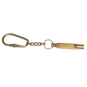 Vintage latón silbato náutico llavero Metal latón alta calidad supervivencia 2025 nuevo diseño indio artesanía artículo más vendido - Product Image 2