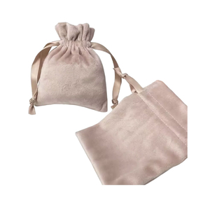 Custom Logo Velvet Cosmetic <b>Small</b> <b>Drawstring</b> <b>Bag</b> Good Quality From Products Vietnam - Product Image 5