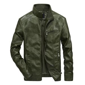 Nouvelle arrivée Veste en cuir véritable pour hommes Vestes en cuir de moto Streetwear Manteau Homme Combinaisons bomber Veste pour hommes - Product Image 3