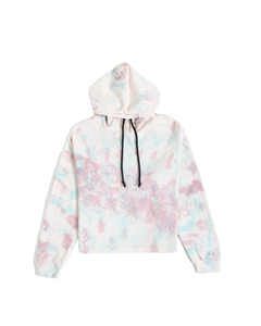 Sudadera con capucha de manga larga a la moda para mujer de alta calidad, superventas, estilo Tie Dye con bordado, Tops de temporada de invierno, cuello con capucha - Product Image 1