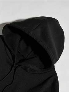 Sudadera con capucha de algodón 100% para hombre de tendencia con logotipo personalizado Sudadera de lana cómoda Diseño de cremallera y cuello con capucha - Product Image 6