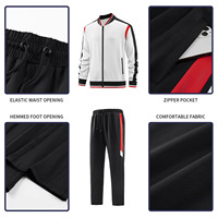 Survêtement d'Été Homme Jogger Sport Streetwear Pantalon Décontracté Ensemble 2 Pièces Manche Longue Survêtement Homme