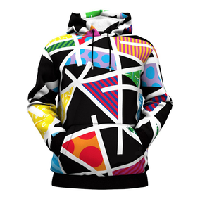 Customized Logo Sublimation 100% Cotton Polyester <b>Long</b> Sleeve Printed <b>Oversize</b> Pullover Personalized Men's <b>Hoodies</b> Solid Pattern - Product Image 4