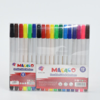 Lot de 12 feutres double pointe lavables pour dessin artistique, stylos feutres à double face, ensemble de papeterie, feutres aquarelles pour écoliers