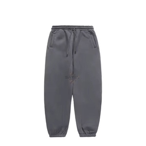 Custom Casual Thick Acid Wash Fleece Sweatpants with for Logo Drawstring Closure Breathable High Quality OEM Service - Product Image 5