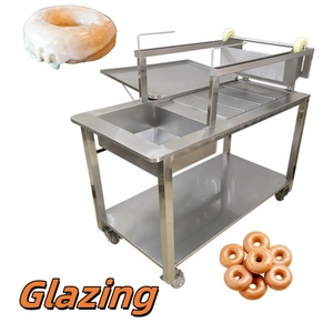 Hướng dẫn sử dụng bột đường không có tự động một ChiếC Bánh Rán <span class=keywords><strong>Donut</strong></span> kính máy lớp phủ <span class=keywords><strong>Icing</strong></span> Maker men glazer với bảng spreader trang trí - Product Image 1