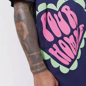 Camiseta con estampado de soplo de tela suave de secado rápido para la venta en línea Camiseta con estampado de soplo de diseño más popular para hombres - Product Image 6