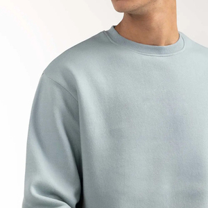 Wholesale 100% Cotton Streetwear Sweatshirt Long Sleeve Design with Custom Logo Trendy Casual Men's Sweatshirts - Product Image 4