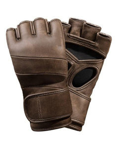 Guantes MMA de cuero de alta calidad para entrenamiento de artes marianas, jaula de Kickboxing, guantes de combate - Product Image 2