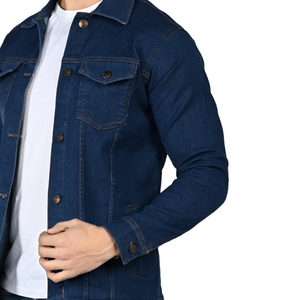 Chaquetas Vaqueras de Primera Calidad, Resistentes al Viento, Estilo Vintage, Ropa de Calle Informal y Moderna, 100% Algodón, Suministro al por Mayor B2B - Product Image 5