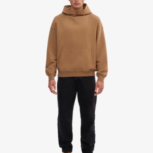 Venta al por mayor de alta calidad de encargo del logotipo de sudaderas con capucha 100% algodón de peso pesado polar en blanco de gran tamaño de talla grande sudaderas con capucha para los hombres - Product Image 2
