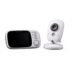Cheapest top selling high quality baby monitor white mini monitor can see video by cellular computer