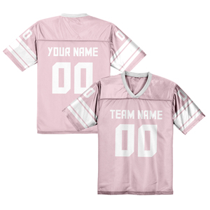 Nueva venta al por mayor Jersey Miami US Team Sport camisetas Aqua blanco naranja Unisex bordado personalizado fútbol americano Jersey - Product Image 3