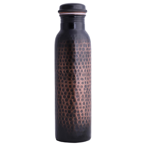 Antique Black Pure Copper <b>Water</b> <b>Bottle</b> Ayurvedic Copper Vessel Yoga Copper <b>Water</b> <b>Bottle</b> for Drinking Health Benefits <b>Metal</b> - Product Image 6