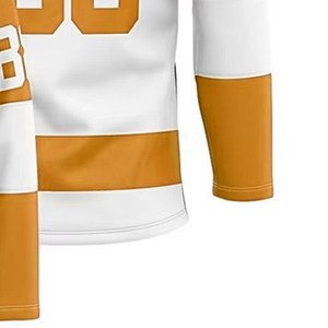 100% poliéster transpirable impreso sublimación hombres Hockey sobre hielo Jersey diseño personalizado ropa deportiva-Hockey Wear camisas - Product Image 6