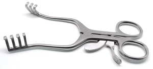 Reusable Manual Self Retaining Retractor 3x4 Blunt Teeth Stainless Steel Surgical <b>Instrument</b> for General Surgery Tissue Exposure - Product Image 2