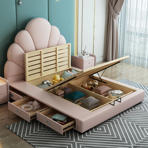 <span class=keywords><strong>Letto</strong></span> Principessa Moderno e Semplice, <span class=keywords><strong>Letto</strong></span> a Conchiglia per Bambine, <span class=keywords><strong>Letto</strong></span> <span class=keywords><strong>Singolo</strong></span> per Bambini - Product Image 4