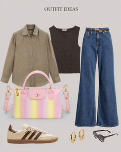 Pastel Ombre <b>Mini</b> Handbag PU Leather Top Handle Bag for Women Custom Logo Wholesale OEM - Product Image 3
