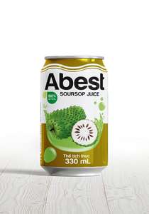 Jus d'ananas Abest de marque OEM en boîte Vente en gros bon marché Jus de fruit naturel transformé saveur mangue boissons gazeuses certifiées halal - Product Image 2