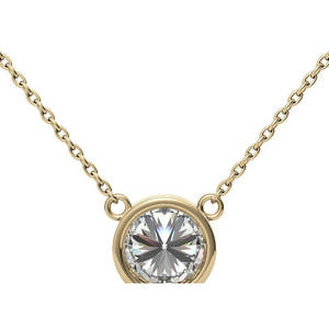 Collar con Colgante de Diamantes Legacy Luxe de 2.00 CTW, Certificado AGI, Oro de 14K, Diamantes Cultivados en Laboratorio, Corte Brillante Redondo para Mujer, Cadena de 18 Pulgadas - Product Image 6