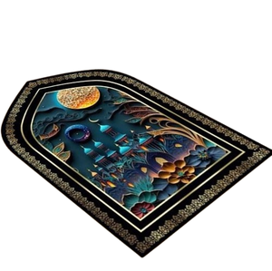 Nouveau tapis de prière musulman islamique de haute qualité en mousse épaisse gaufrée turque personnalisée 2026 - Product Image 3