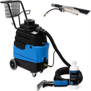 ชุดเครื่องดูดฝุ่นแบบใช้ความร้อน 100% สำหรับพรม – ประกอบด้วยอุปกรณ์ทำความสะอาดเบาะ, อุปกรณ์ทำความสะอาดร่อง, สายดูดฝุ่น/สายฉีดสารทำความสะอาดยาว 15 ฟุต และอุปกรณ์บำรุงรักษาเครื่อง - Product Image 1