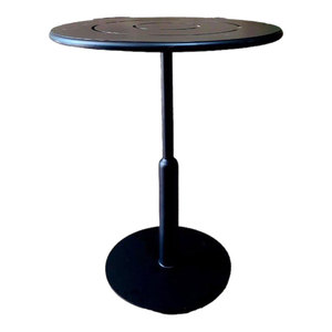 Small Round Outdoor <b>Table</b> CFD68163 Iron Frame with Tonn Round Top Durable and Stylish - Product Image 2