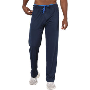 กางเกงสเวตเตอร์ลายทางสำหรับผู้ชายกางเกงสเวตเตอร์ลายทางทรงตรงแนวสตรีทจ๊อกกิ้งกางเกงวอร์มสำหรับผู้ชาย - Product Image 3