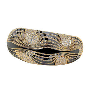 Bague Hip Hop Fine Design élégant avec motif irrégulier Bague en diamant Moissanite en or véritable pour les femmes fines en argent sterling 925 - Product Image 2