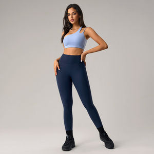 กางเกงโยคะสำหรับผู้หญิงกางเกงเลคกิ้งกีฬากางเกงวิ่งฟิตเนสยกสะโพก - Product Image 4