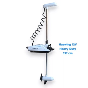 Moteur de pêche électrique HASWING de marque supérieure, neuf, 12V, 54 pouces, 55 livres, qualité industrielle, garantie de 2 ans, commande d'ancrage GPS, tige - Product Image 1