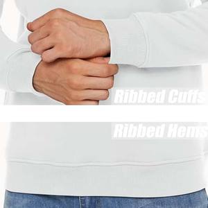 Sweat-shirt à épaules tombantes en polaire éponge pour homme Doublure Sherpa - Product Image 6