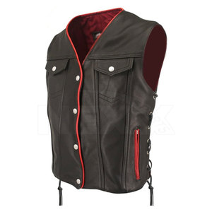 Men's NEXX SPORTS High Quality Customized <b>Leather</b> Vest for Winter Street Wear Casual Style Breathable Outerwear Custom Colors - Product Image 2