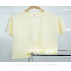 เสื้อยืดพอดีตัวสำหรับผู้ชายคอกลมแขนสั้น100% ผ้าคอตตอนออร์แกนิคทรงสลิมฟิต - Product Image 2