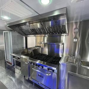 Cocina móvil personalizada totalmente equipada: camión de Comida comercial con cafetería móvil, carrito de pizza y perritos calientes para catering al aire libre - Product Image 2