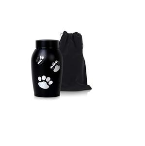 Urne de crémation pour animaux de compagnie en laiton de style américain très vendue conception imprimée pattes de cuivre pur gravées funérailles à vendre sur mesure - Product Image 1