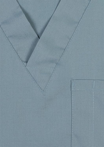 Haut tunique d'infirmière à col rabattu personnalisé pour femmes, passepoil blanc, uniformes d'hôpital en gros - Product Image 5