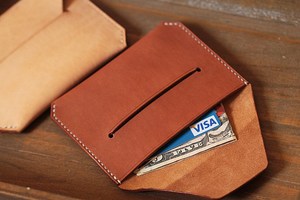 Alw Chất Lượng Cao Mỏng Cổ Điển Tối Giản Điên Ngựa Da Ví Với Chính Hãng Chủ Thẻ Tùy Chỉnh Sử Dụng Cho Thẻ Tín Dụng - Product Image 2