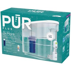 Dispensador de agua con filtro PUR Plus de 30 tazas con 1 filtro reductor de plomo, color blanco - Product Image 5