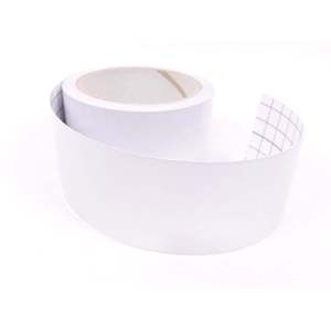 Bande réfléchissante en PVC blanc 5 cm x 10 m, bande imprimable, feuille prismatique pour transfert thermique - Product Image 4