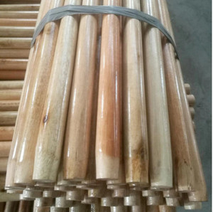 Mango de Escoba de Madera de Eucalipto Premium |   Extremo Roscado / Redondeado / de Corte Plano |   Acabado de Superficie Personalizado - Product Image 5