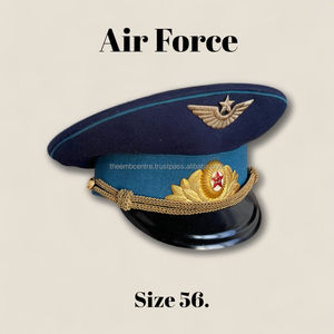 Casquette blanche uniforme de haute qualité avec insigne de lingot casquettes en gros Epeaked prix bon marché personnalisé à vendre - Product Image 3