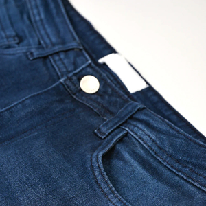 Pantalones vaqueros apilados de mezclilla en blanco personalizados para hombre, pantalones vaqueros holgados de pierna ancha de algodón, pantalones vaqueros holgados de pierna recta para hombre, servicio OEM - Product Image 6