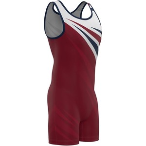 Singlets de lutte pas cher pour hommes sur mesure impression sublimée tenue de combat drôle singulet d'haltérophilie à vendre - Product Image 3