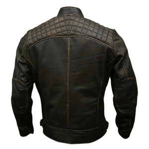 Chaqueta de Cuero de Piel de Oveja con Logotipo Frontal Personalizado, Cuello Alto, Impermeable y Disponible en Todas las Tallas para Hombre - Product Image 6